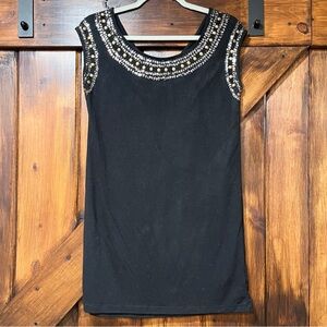A.N.A soft beaded sequin tank